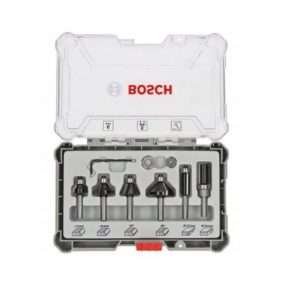 Bosch Router Bit Edging 6mm 6Pcs (2607017468)