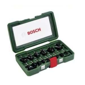 Bosch Router Bit Mixed 8mm 15Pcs (2607019469)