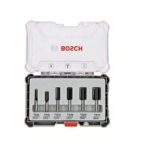 Bosch Router Bit Straight 6mm 6Pcs (2607017465)