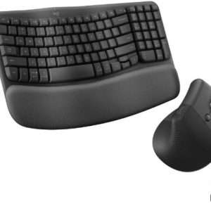Logitech Wave Keys and Lift Combo Wireless and Bluetooth Keyboard and Mouse Combo