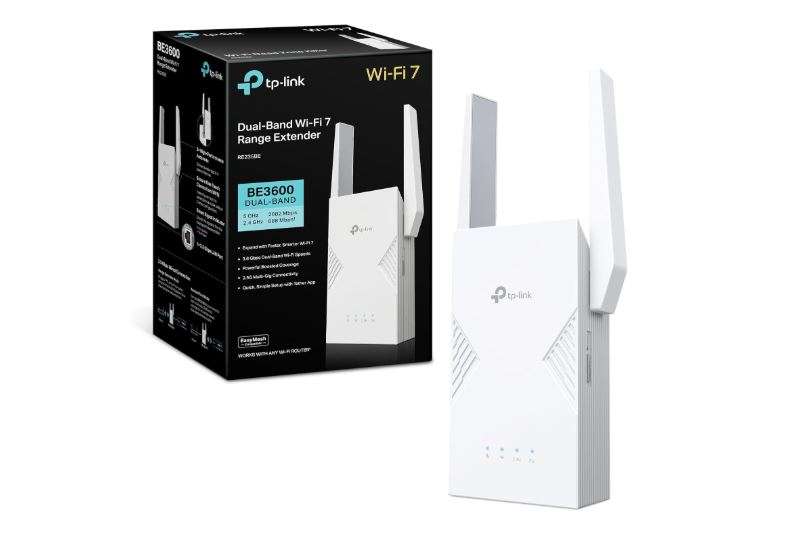 TP-Link BE3600 Dual-Band Wi-Fi 7 Range Extender - TL-RE225BE