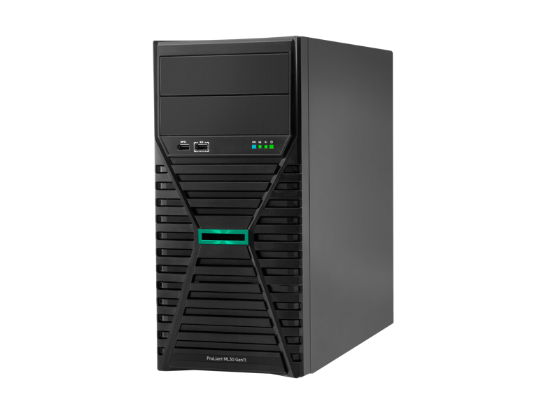 HPE Proliant ML30 G11 server tower, intel xeon E-2414 cpu, 32gb DDR5, 1TB Sata, dos