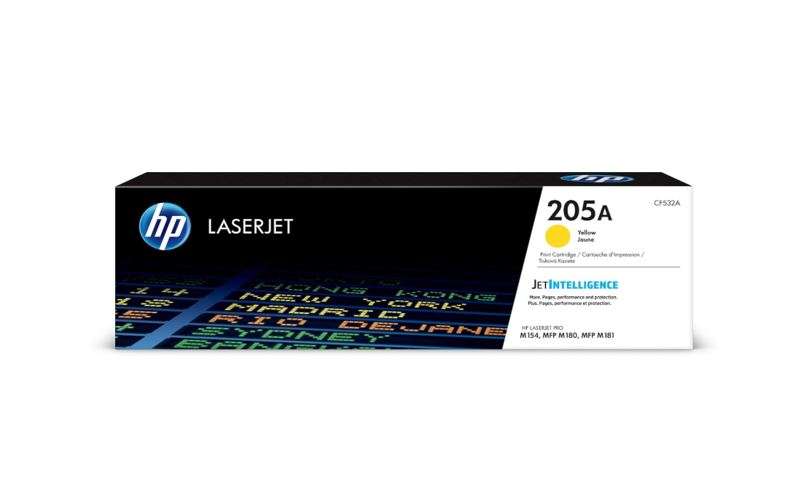 HP 205A Yellow Original LaserJet Toner Cartridge - CF532A