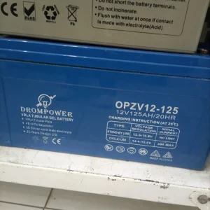 Tubular Gel Battery 12v 125ah Drom Power