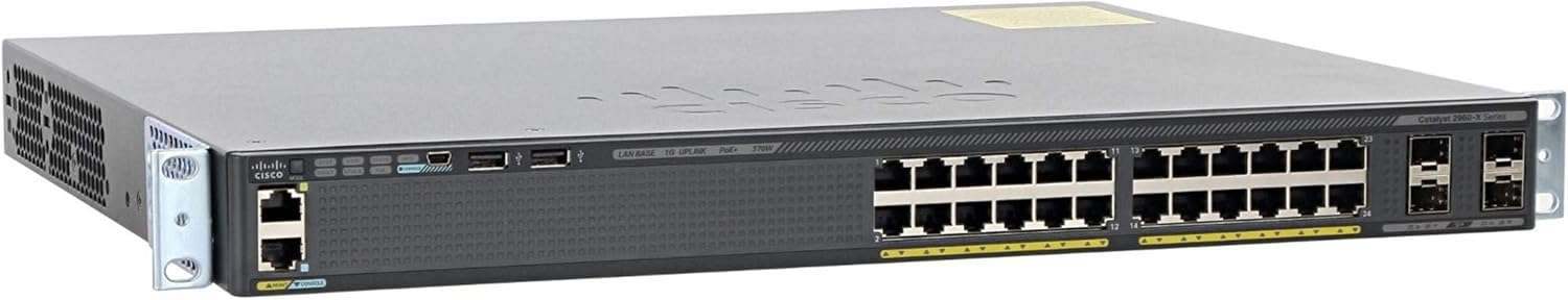 Cisco catalyst WS-C2960X-24PS-L 24 gigabit poe switch