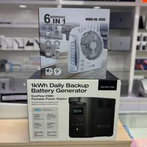 EcoFlow EFE980-UK - Portable Power Station + Free 6-in-1 Fan with LED - Image 2