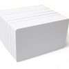 White Blank Plastic Cards