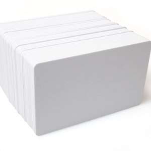 White Blank Plastic Cards