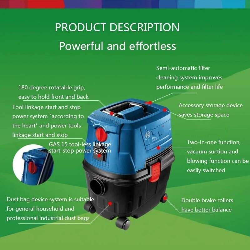 Bosch Vacuum cleaner GAS 15 PS - Image 4