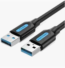 VENTION USB 3.0 MALE TO C 2M BLACK PVC TYPE-COZBH