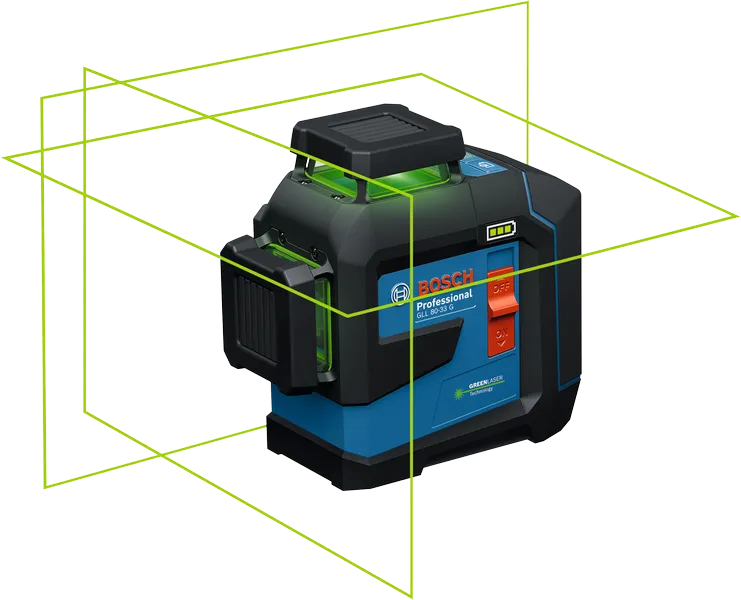 Bosch GLL 80-33 G Professional - Green Line Laser Level