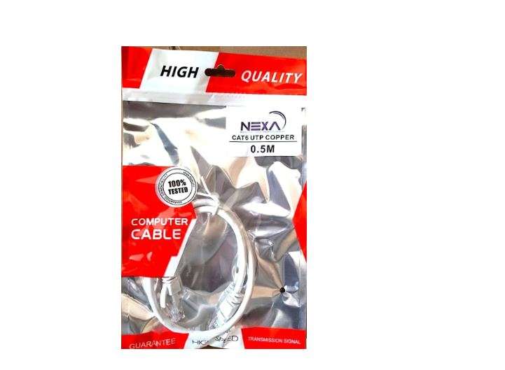 NEXA Copper CAT6 UTP Patch Cord 0.5M
