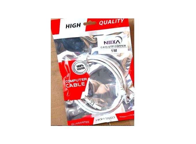 NEXA Copper CAT6 UTP Patch Cord 1M