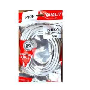NEXA Copper CAT6 UTP Patch Cord 5M Grey