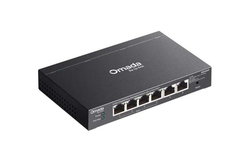 TP-Link ES206GP Omada 6-Port Gigabit Easy Managed PoE+ Switch
