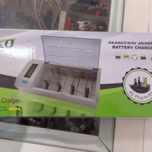 Lecxo LX-906 Smart Battery Charger for AA, AAA, C, D, and 9V