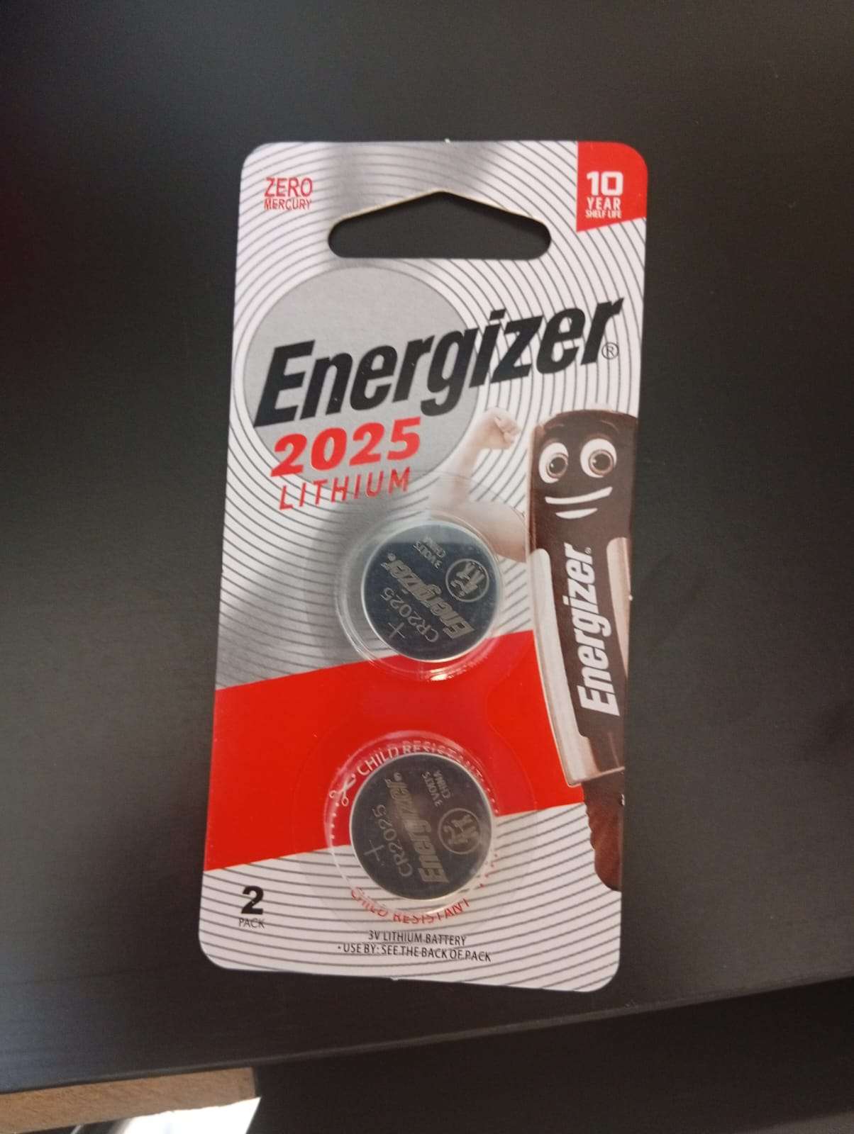 Energizer 2025 Batteries 3V Lithium Coin Battery
