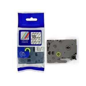 Brother TZ2-1411 8mm x 8m Black on Clear Label Tape