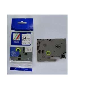 Brother TZ2-241 18mm x 8m Black on White Label Tape