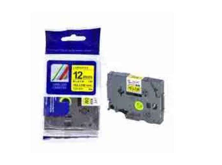 Brother TZ2-631 12mm x 8m Black on Yellow Label Tape