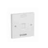 D-Link NFP-0WHI11 Single Faceplate with Shutter & ID Plate - White