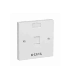 D-Link NFP-0WHI11 Single Faceplate with Shutter & ID Plate - White