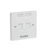 D-Link NFP-0WHI21 Dual Faceplate with Shutter & ID Plate - White