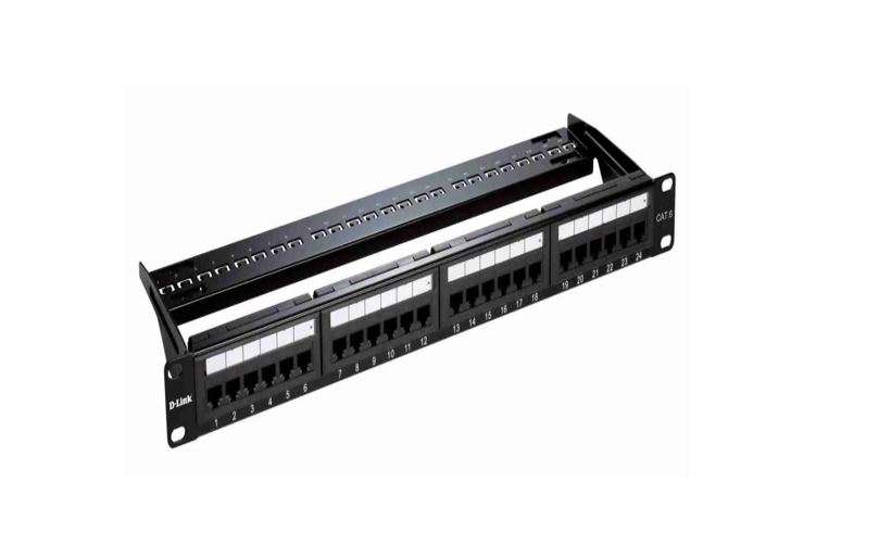 D-Link NPP-C61BLK241 Cat6 24-Port Patch Panel