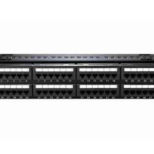D-Link NPP-C61BLK481 48 Port Cat6 Unshielded Fully Loaded Punch Down Patch Panel