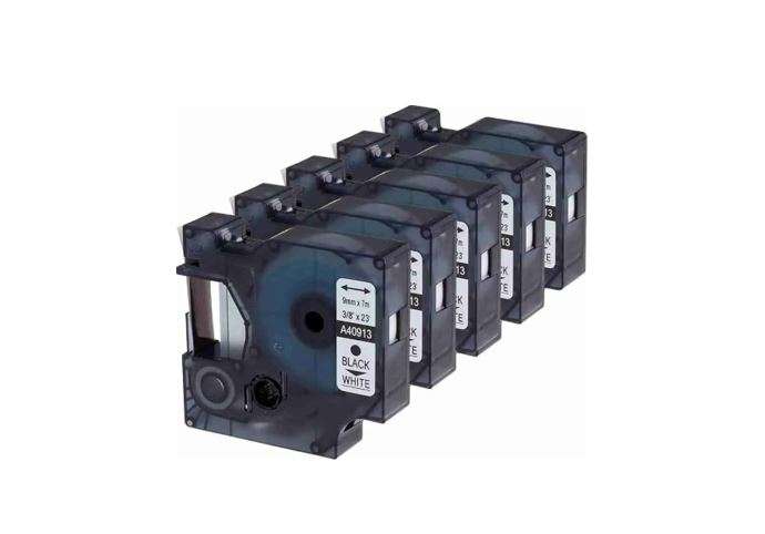 Dymo D1 Series Label - 40913 - Black on White - 9mm x 7m Compatible