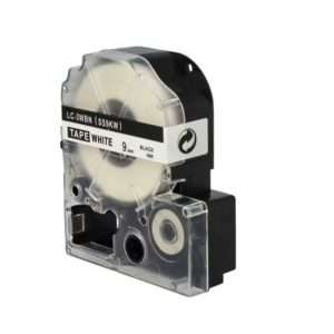 Epson SS9KW 9mm x 8m Black on White Tape