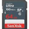 SanDisk Ultra 64GB SDXC Memory Card 100MB/s (SDSDUNR-064G-GN3IN)