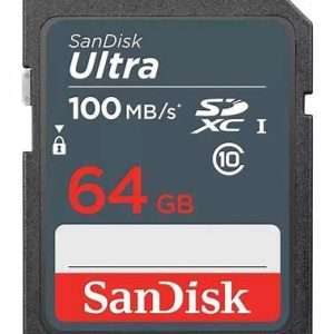 SanDisk Ultra 64GB SDXC Memory Card 100MB/s (SDSDUNR-064G-GN3IN)