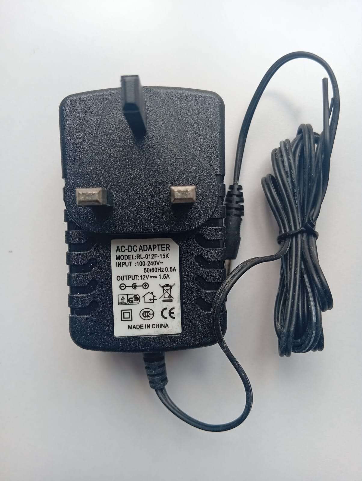 12V DC 1.5A Universal Power Adapter