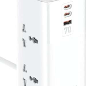 Lightwave LW EXT-42C1U-3P 4-Way Extension Socket